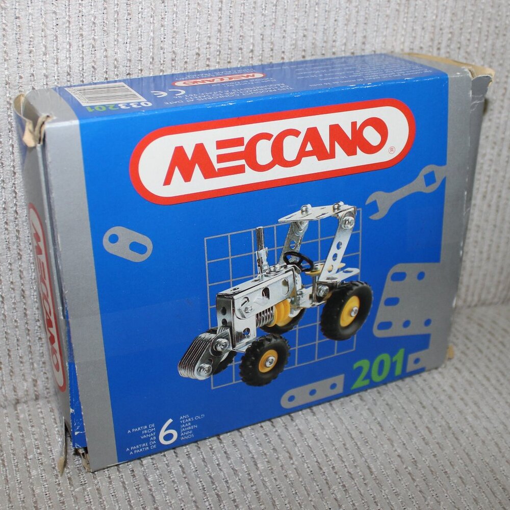 3/$55❤️incomplete? vintage MECCANO 201 Tractor With Cabin Tracteur Cabine France
